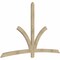 Ekena Millwork Davenport Rough Sawn Timber Gable Bracket, Douglas Fir, 96"W x 60"H x 2"D x 4"F, 15/12 Pitch GBW096X60X0204DAV00RDF - alternate 2